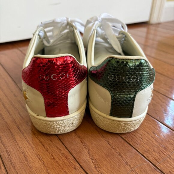 Gucci AUTHENTIC Sneakers.EU 37,5 Used 4 times only - Picture 3 of 5